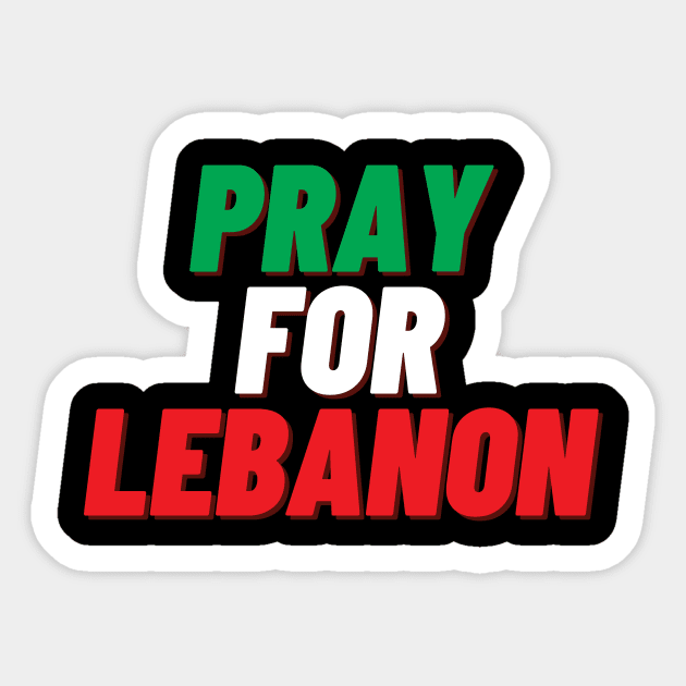 PRAY FOR LEBANON 2021 Sticker by huyammina